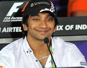 Third consecutive pole for Narain in Auto GP