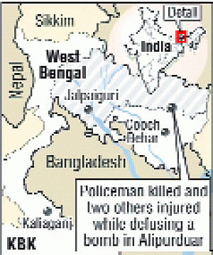 Blast kills WB cop as KlO rises again