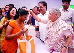 Distribution of foodgrains begin in Capital