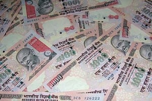Rupee gains 20 paise vs dollar; Sensex up 126 points