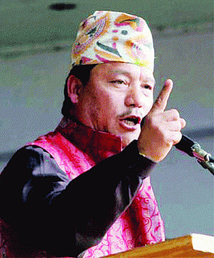 GJM chief threatens violent movement after Durga Puja