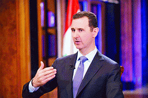 Will take 1yr, $1bn to destroy chemical weapons: Assad
