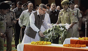 CM, officers pay tributes to those killed in twin strikes