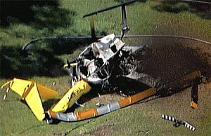 Five killed as private chopper crashes near Mumbai