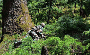 Infiltration bid foiled in Keran sector, 4 militants killed