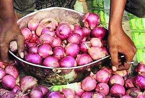 Sheila readies to wipe onion tears