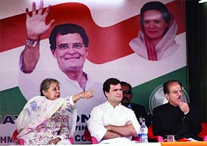 Drama during Rahul's visit