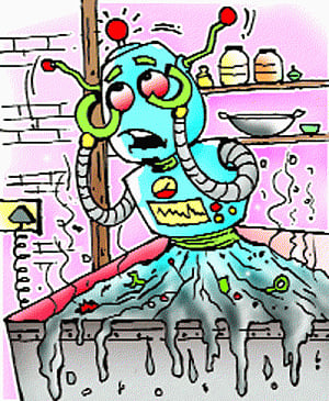 Fed up with housework, robot commits 'suicide'