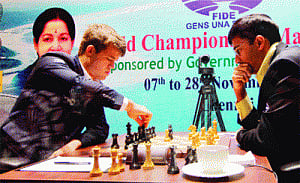 Anand escapes wih a draw