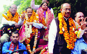 Dikshit, Vardhan file candidacy