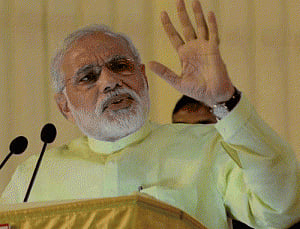 CMs of Congress ruled states fear mixing with people: Modi