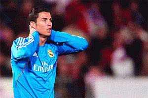 Injured Ronaldo out