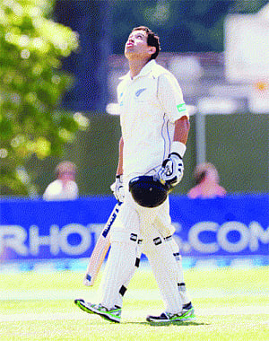 Taylor hits double century