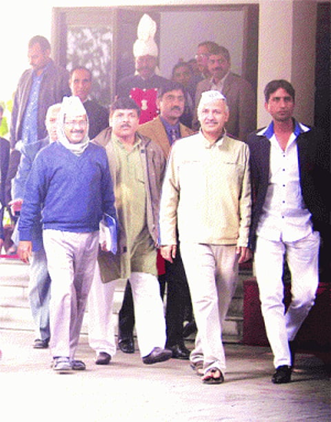 AAP will decide on Congress' reply on its 18-point charter today