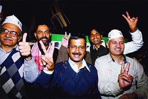 AAP Govt likely by Dec 25