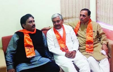 Keshubhai Patel's son Bharat Patel joins BJP