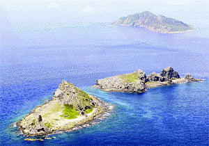 China escalates island row