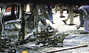 Blast targets BJP office