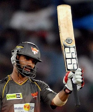 Dhawan guides Sunrisers to fourth win at home