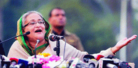 B'desh PM offers olive branch to Zia