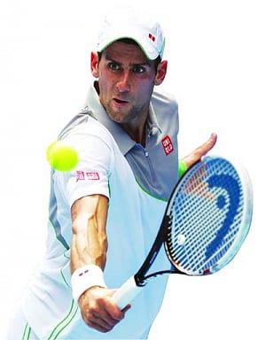Heat no problem for Djoker