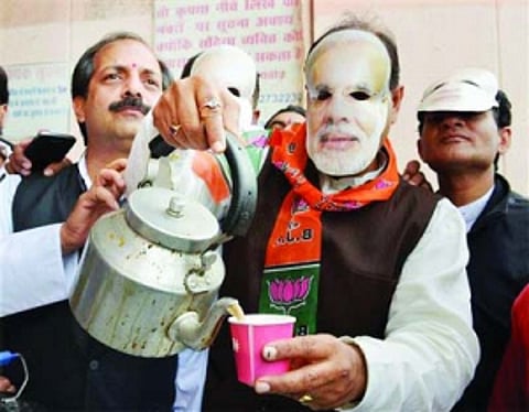 Federation named after Modi starts tea stall