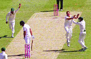 5-0 beckons as England fold up in first innings