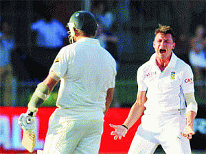 Proteas hit back, win second Test