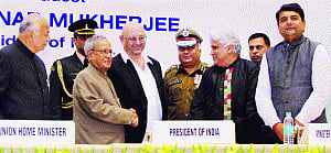 President launches CRPF anthem