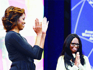 US First lady honours Indian acid attack victim