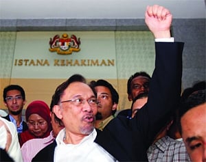 Malaysia Opp leader Anwar guilty of sodomy, court rules