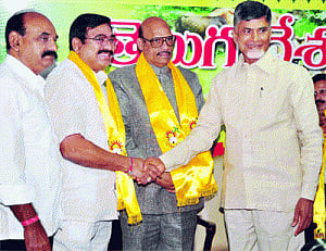 Two former Ministers from Congress join TDP