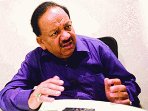AAP survival is rooted in lies, says Harsh Vardhan