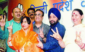 Sonia's public rally at Ajmal Khan Park on March 30