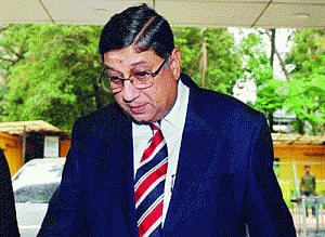 Srinivasan awaits court hearing for next move