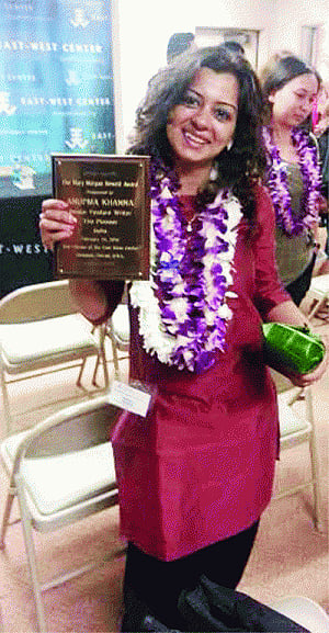 Doon's Anupma Khanna bags Jefferson Fellowship