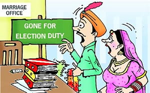 Wishing to tie the knot, prospective couples tied in knots