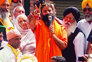 Gandhi family Gangotri of corruption: Ramdev