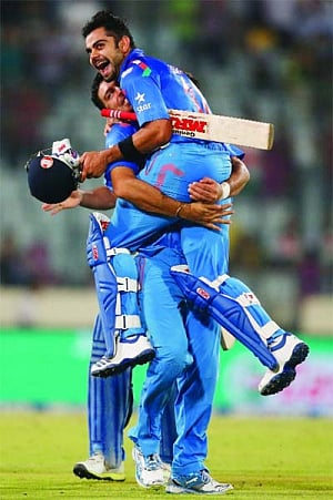 India's Virat entry into final