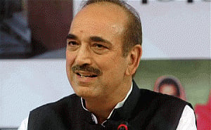 Ghulam Nabi Azad asked to prove identity at polling booth