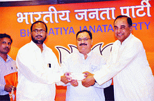 2G scam whistleblower joins BJP