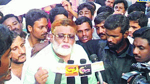 Namaste comes between Hyder Ali, his voters!