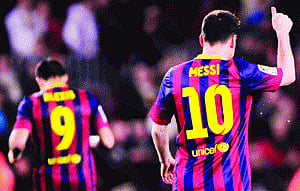 Messi helps Barca end skid, beat Bilbao 2-1