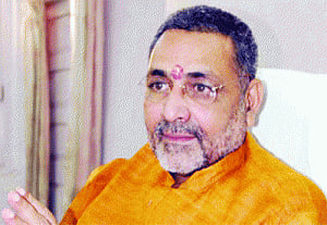 Giriraj to surrender today