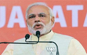 Modi takes jibe at Mamata over her 'paper tiger' comment