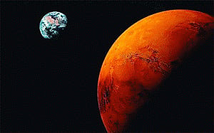 What if bacteria from Earth invade Mars?