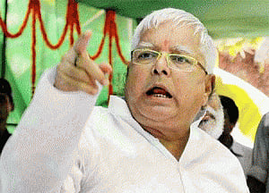 lalu calls Modi Advani's 'chela', vows to stop him