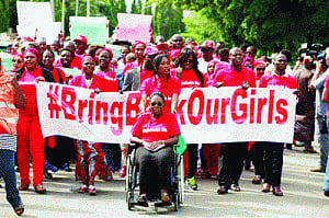 Another month in captivity begins for Nigerian girls