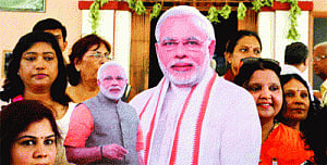 NaMo at Vijay Sabha in Vadodara today
