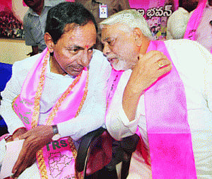 KCR unanimous choice of TRS legislature Party